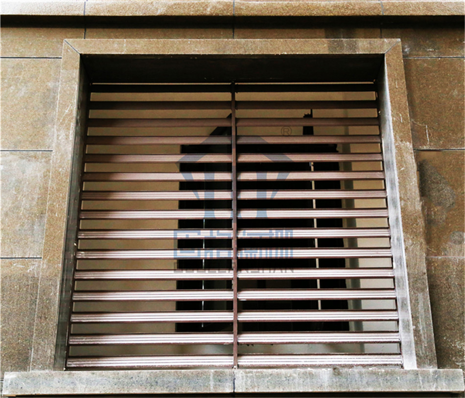 锌钢百叶窗的安装固定常用的方式 